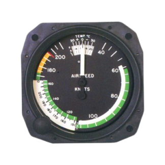 Sigmatek 3-1/8 True Airspeed 40-210 Knt / 40-240 mph Lit P/N 10-05161