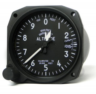Skysports 3-1/8 Sensitive Altimeters P/N 10-04400