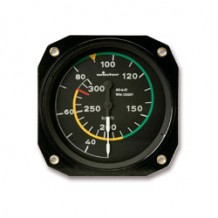Indicador de velocidad aerodinámica Winter 2-1/4 8026 Ebf Varios rangos Dial de 510 grados P/N 10-05629